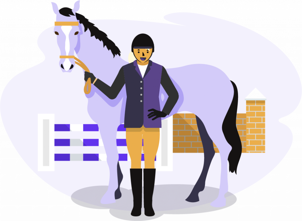 Grrom avec cheval